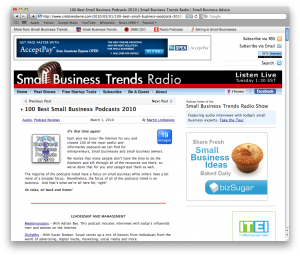 100 Best Small Business Podcasts 2010 300x256 WordCast Chosen as One of the 100 Best Small Business Podcasts of 2010